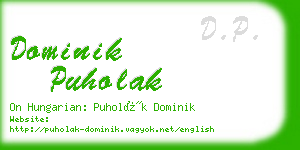 dominik puholak business card